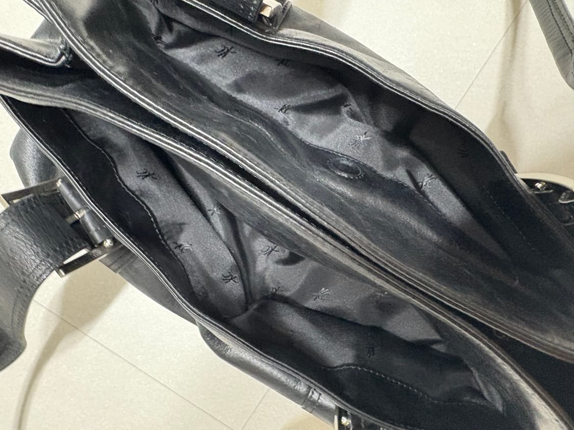 케네스콜 블랙 가죽 숄더백 (가죽가방 상품이미지5