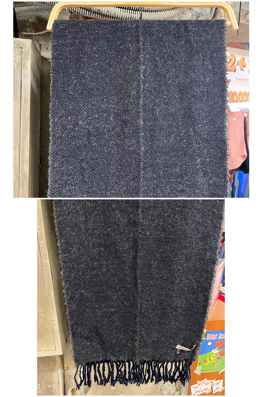 엠포리오 아르마니 머플러 네이비 #csz3076 상품이미지4