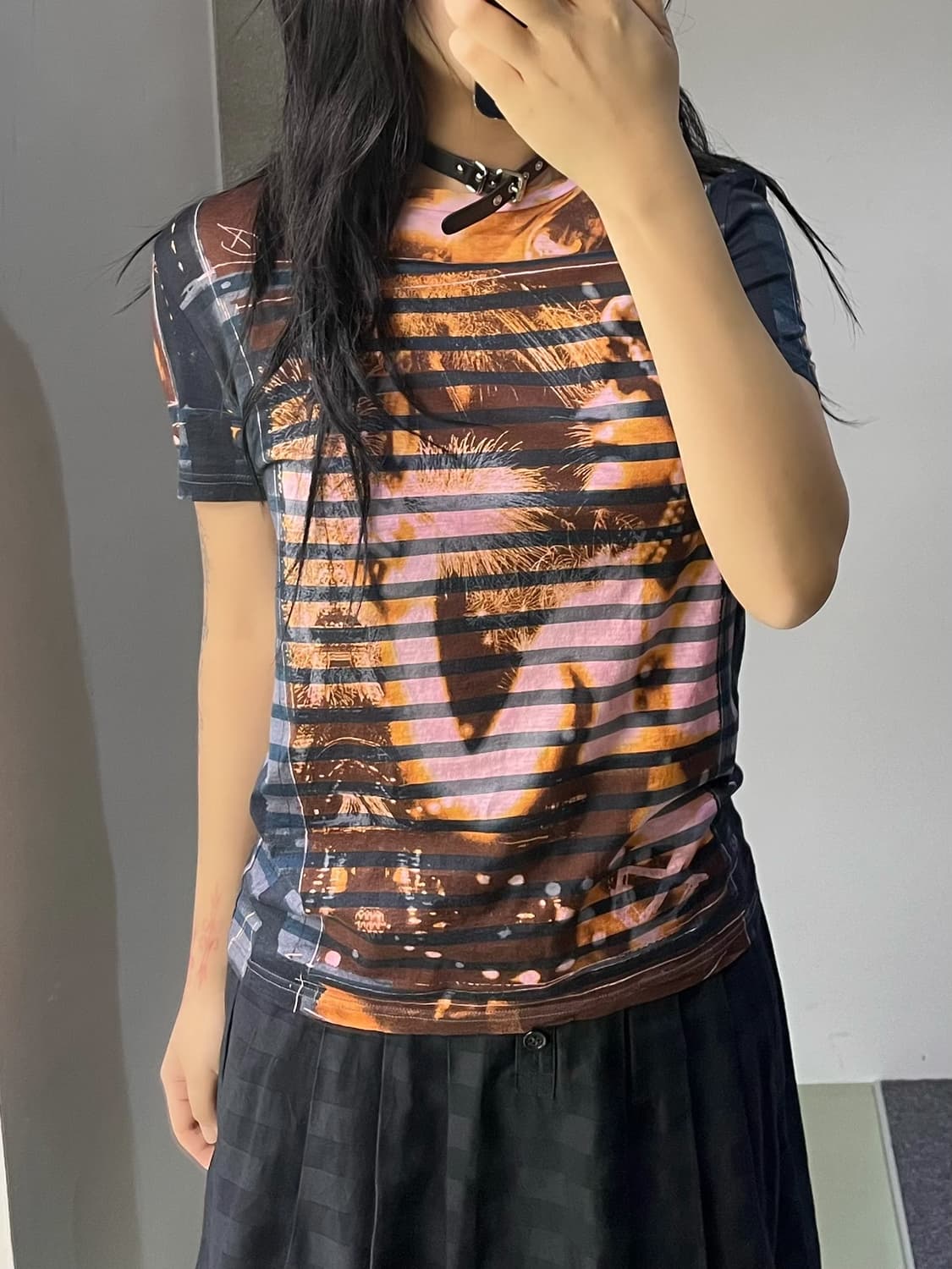 장 폴 고티에 파리 파이어워크 스트라이프 티셔츠 상품이미지2