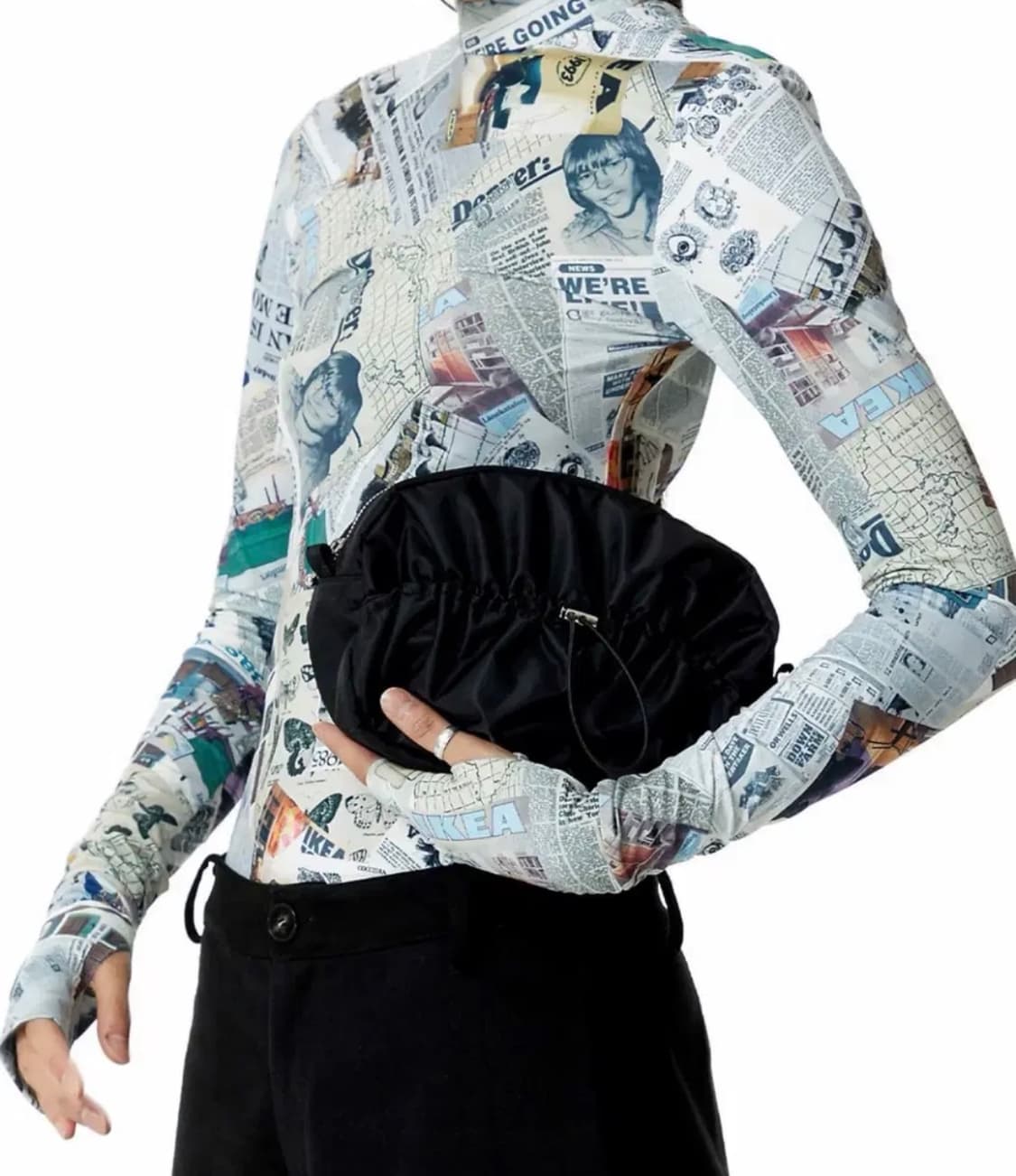 Kijun 피칸백 블랙 숄더백 상품이미지2