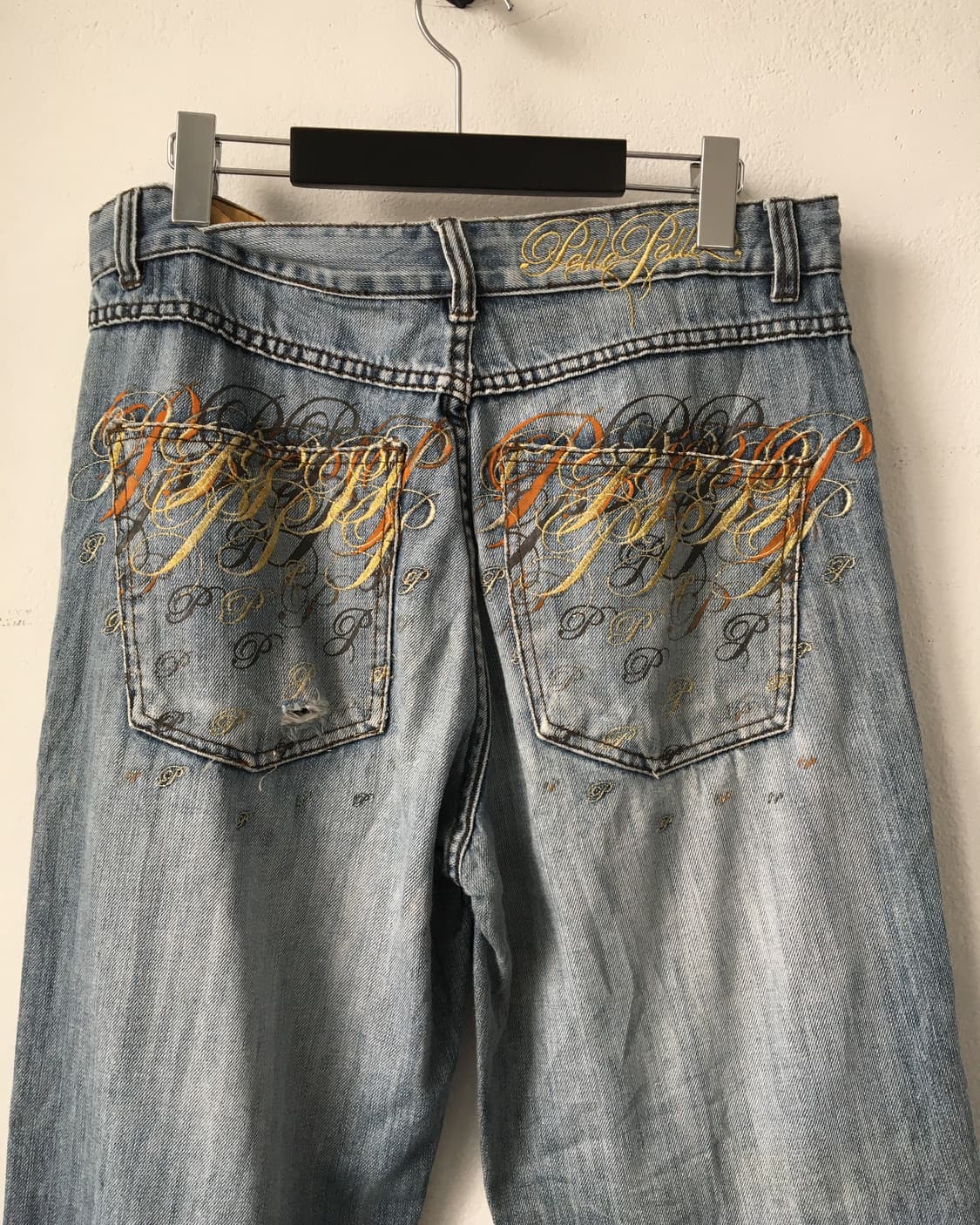 Pelle pelle back needle work point denim 상품이미지2