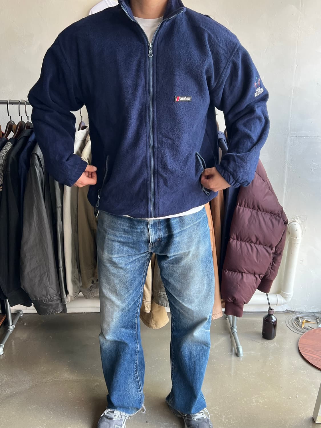 90s 버그하우스 윈드 레지스턴트 플리스 집업 상품이미지1