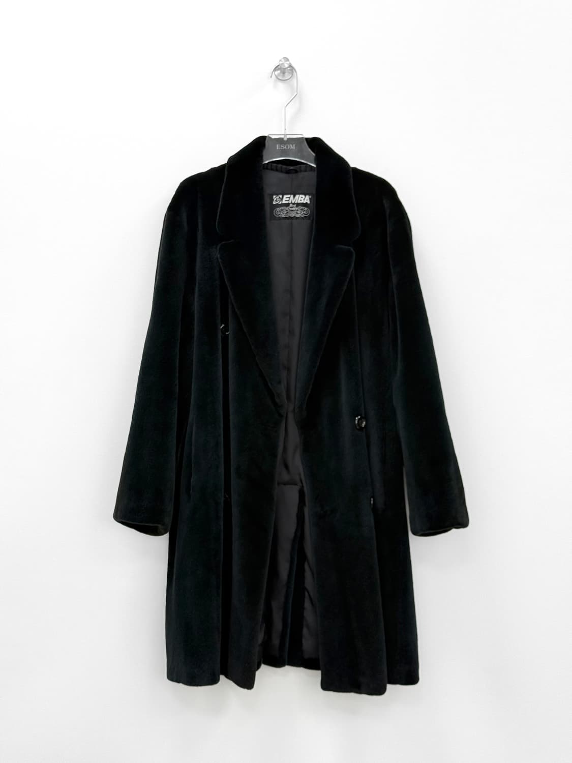 MINK EMBA  Blue Black  Mink Fur Coat 상품이미지5