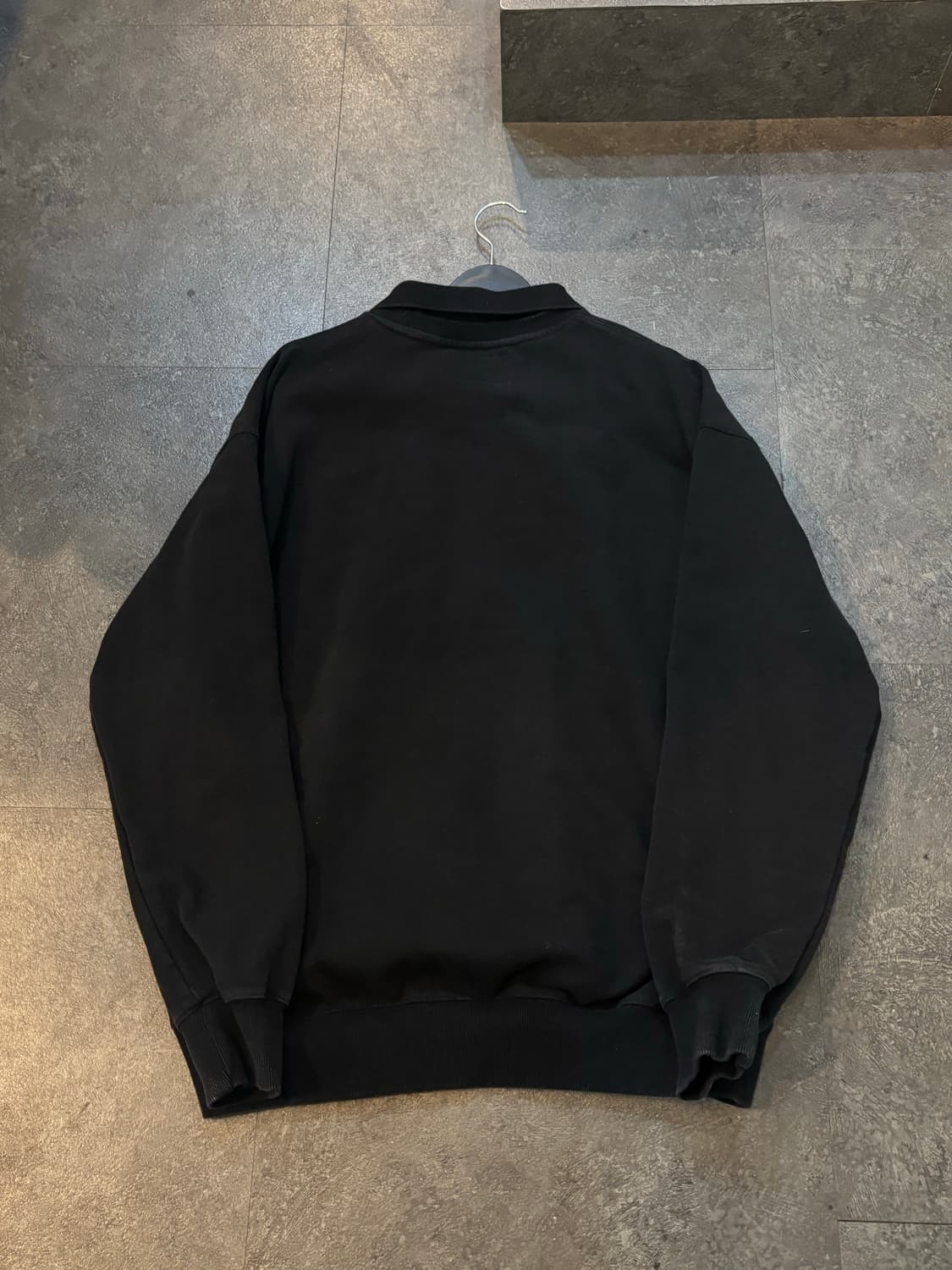 예스아이씨 카라 맨투맨 블랙 XL 상품이미지3