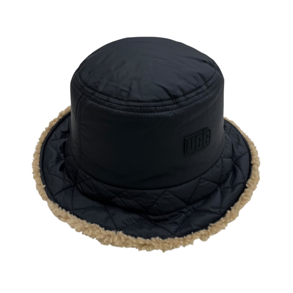 어그 리버시블 뽀글이 블랙 버킷햇 상품이미지3
