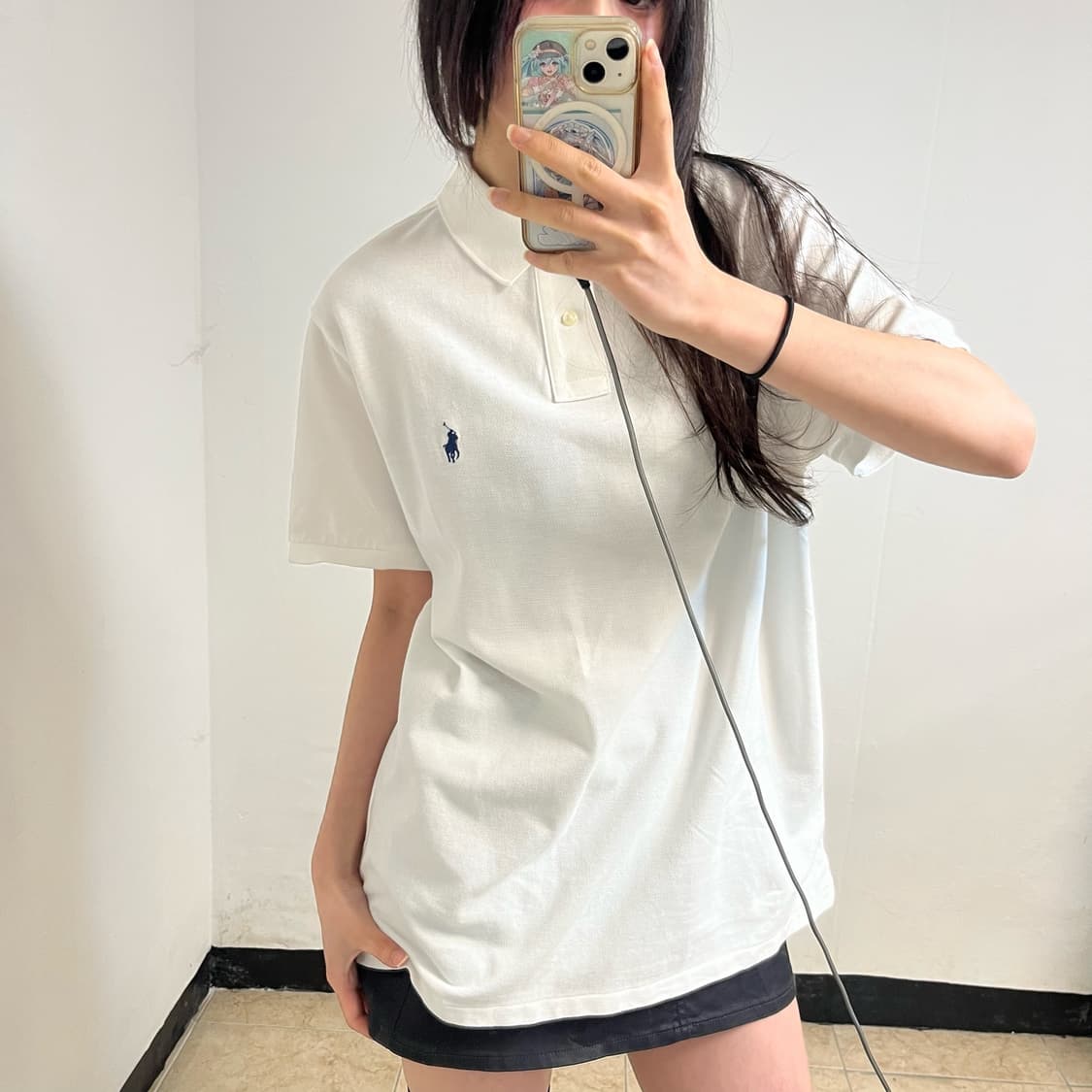 Polo Ralph Lauren White Collar T-Shirt 상품이미지2