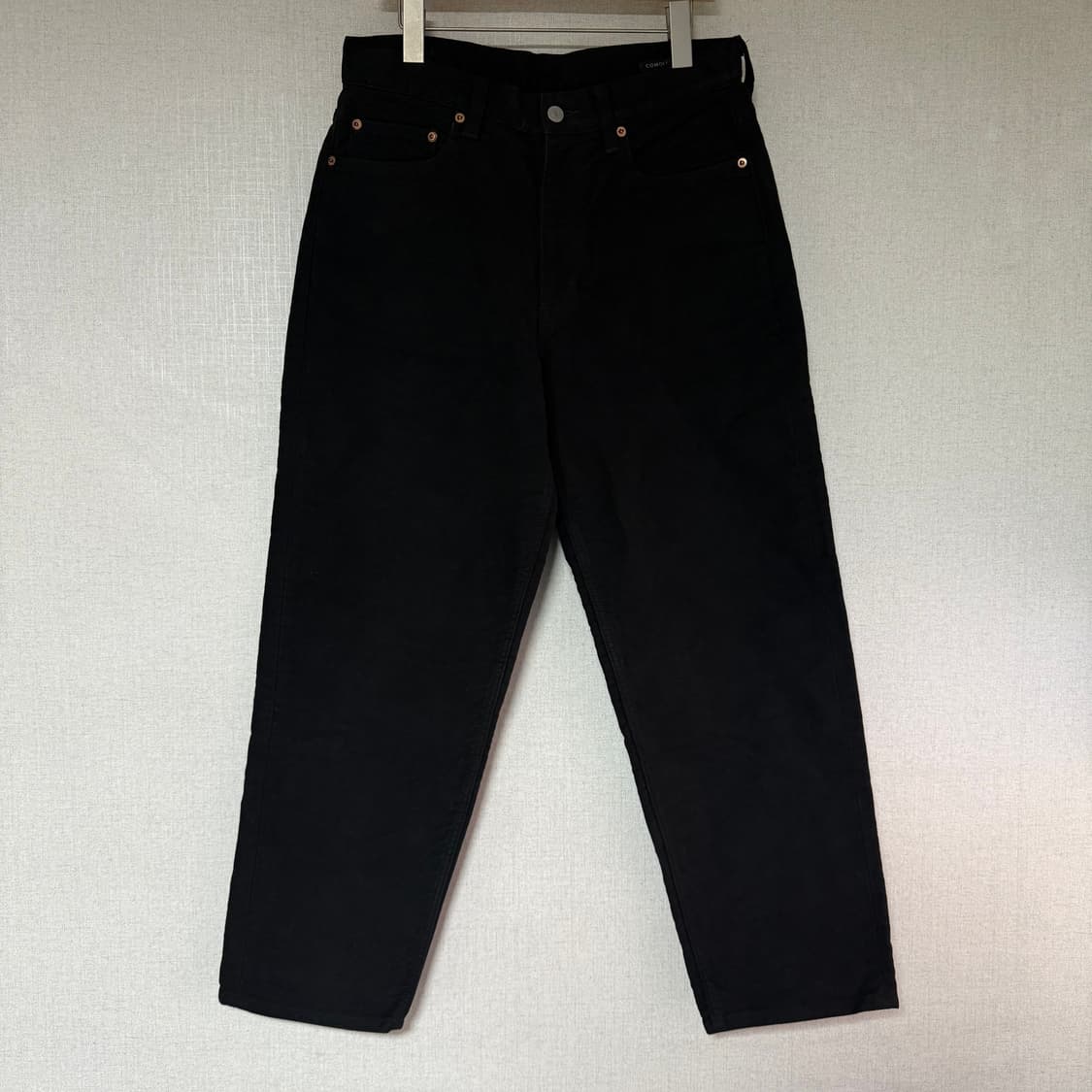 [1]코모리 블랙 몰스킨 5p 팬츠 상품이미지6