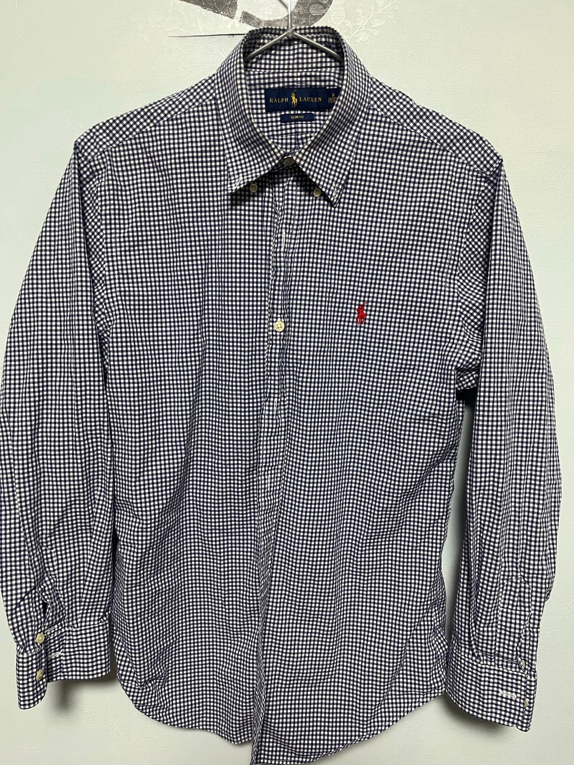 폴로 랄프로렌 슬림핏 체크 남방 2종 상품이미지6