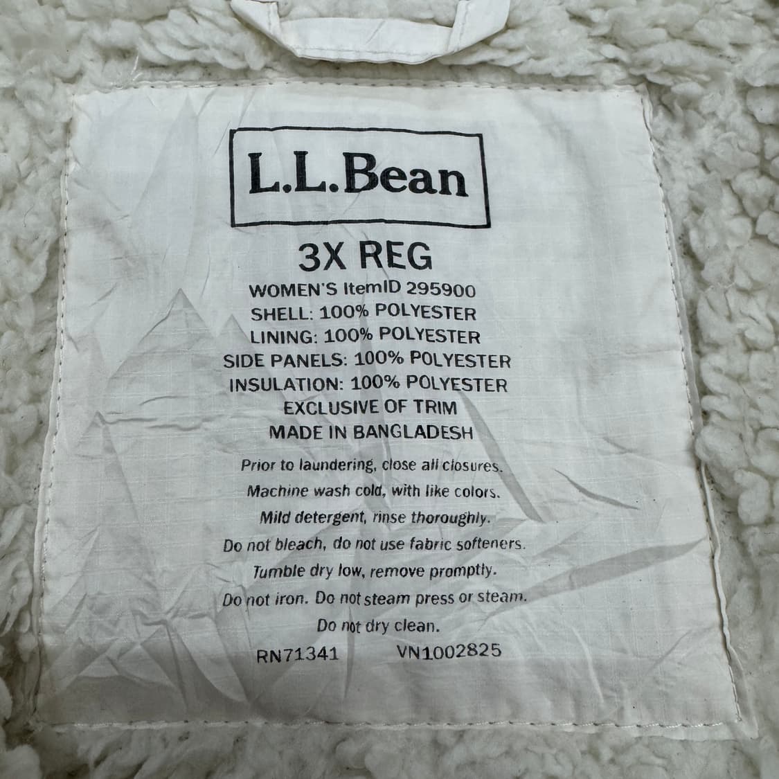 엘엘빈 빅사이즈 퍼 경량패딩 자켓 상품이미지5