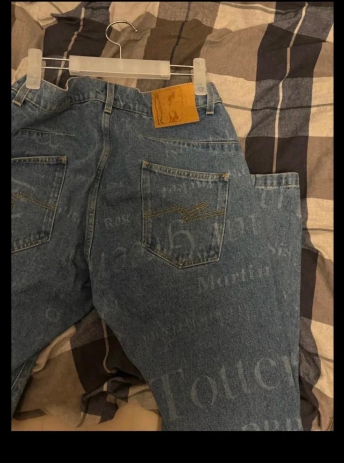 마틴로즈 프린트 스트레이트 레그 진 상품이미지4