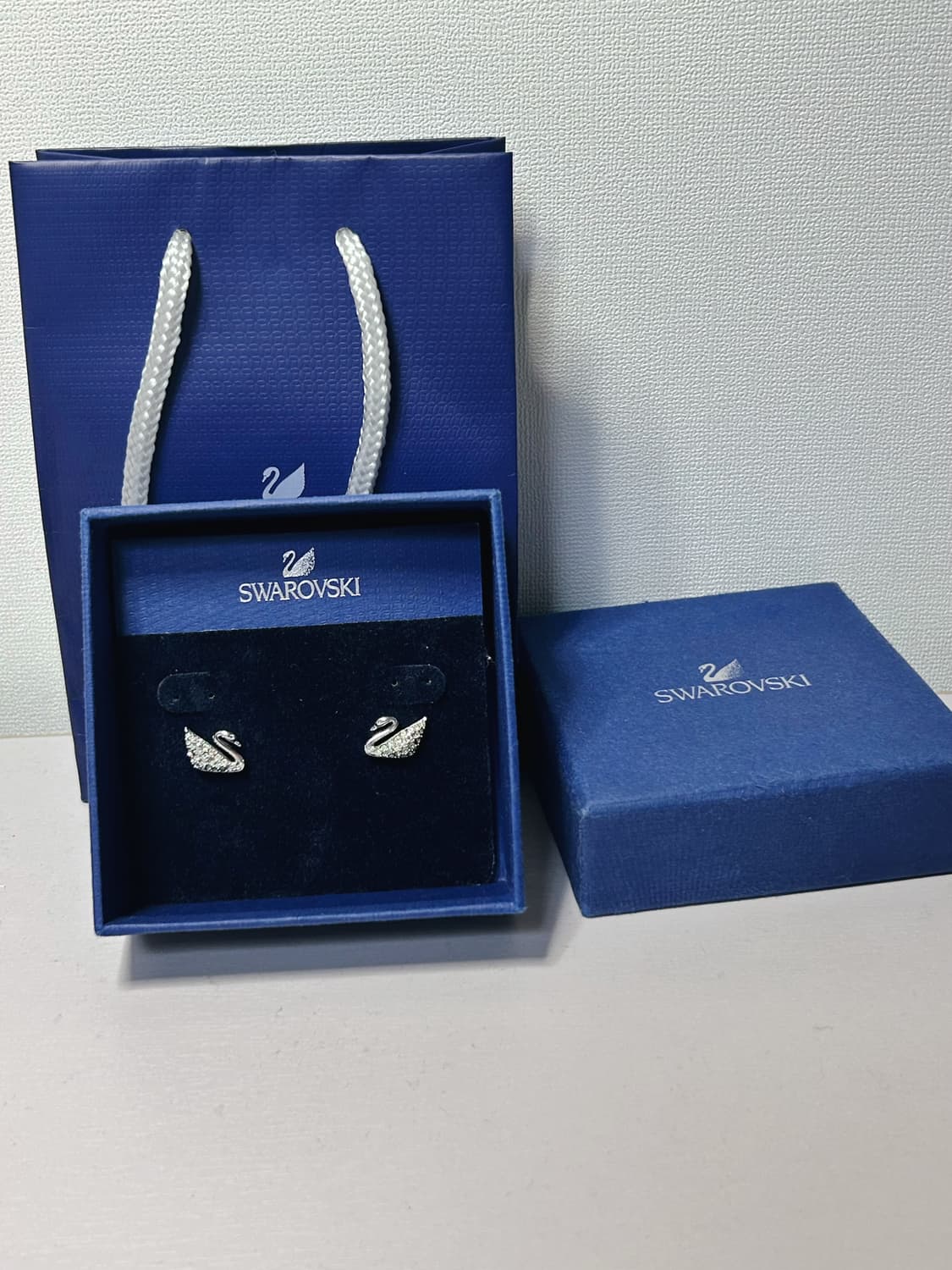 스와로브스키 스완 귀걸이 상품이미지1