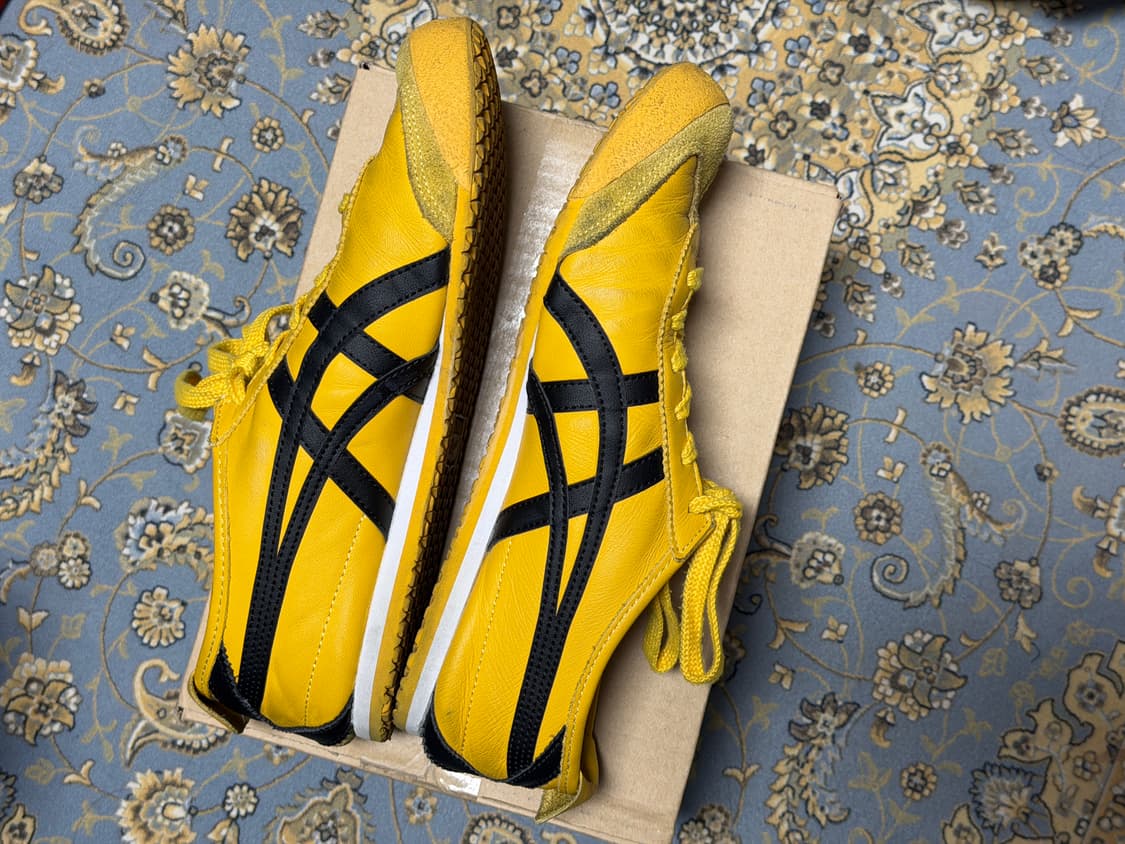 오니츠카 타이거 멕시코 66 옐로우 블랙 250 상품이미지5