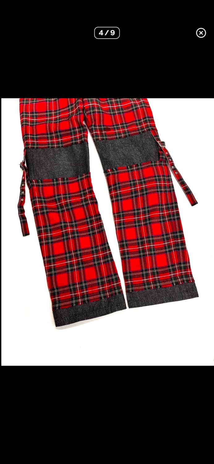 Bettys Blue 빈티지 본디지 스트랩 펑크 팬츠 상품이미지4