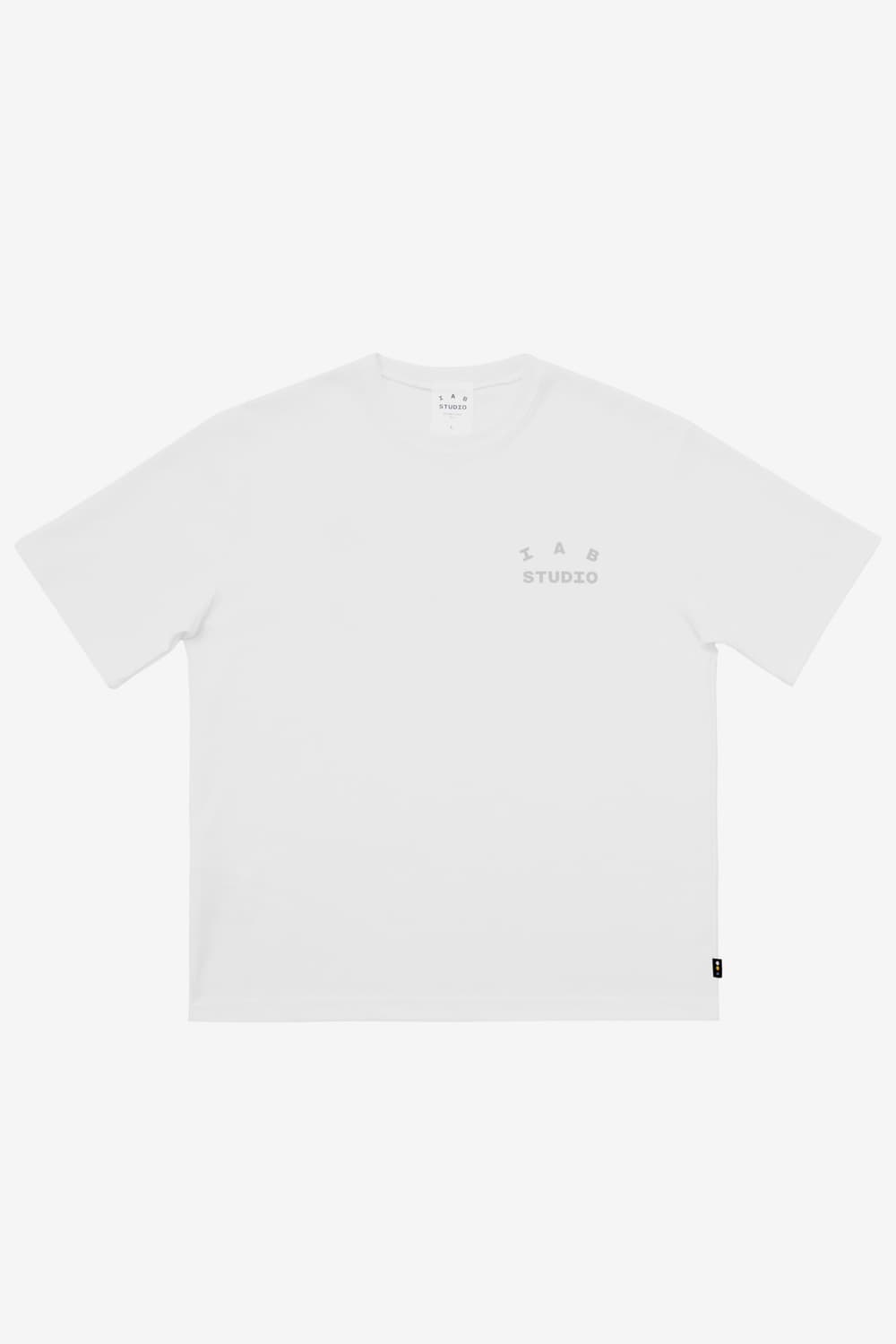 S 아이앱 스튜디오 티셔츠 화이트 그레이 미개봉 상품이미지2