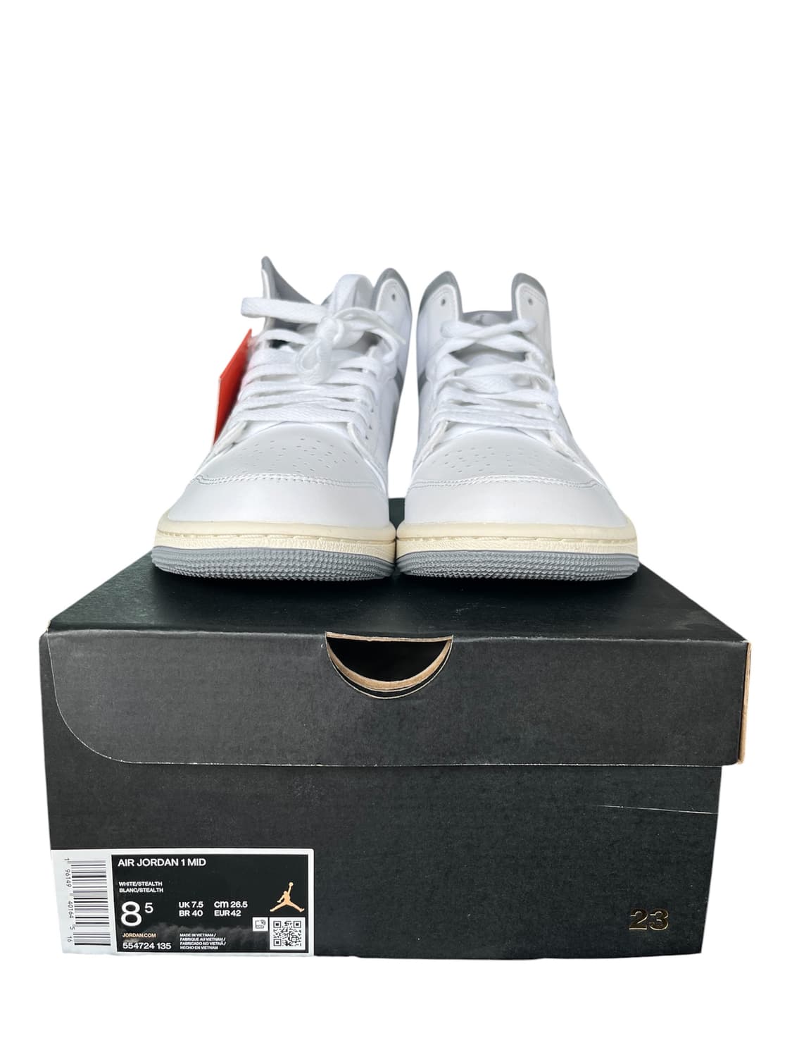 조던1 미드 화이트 스텔스 상품이미지7