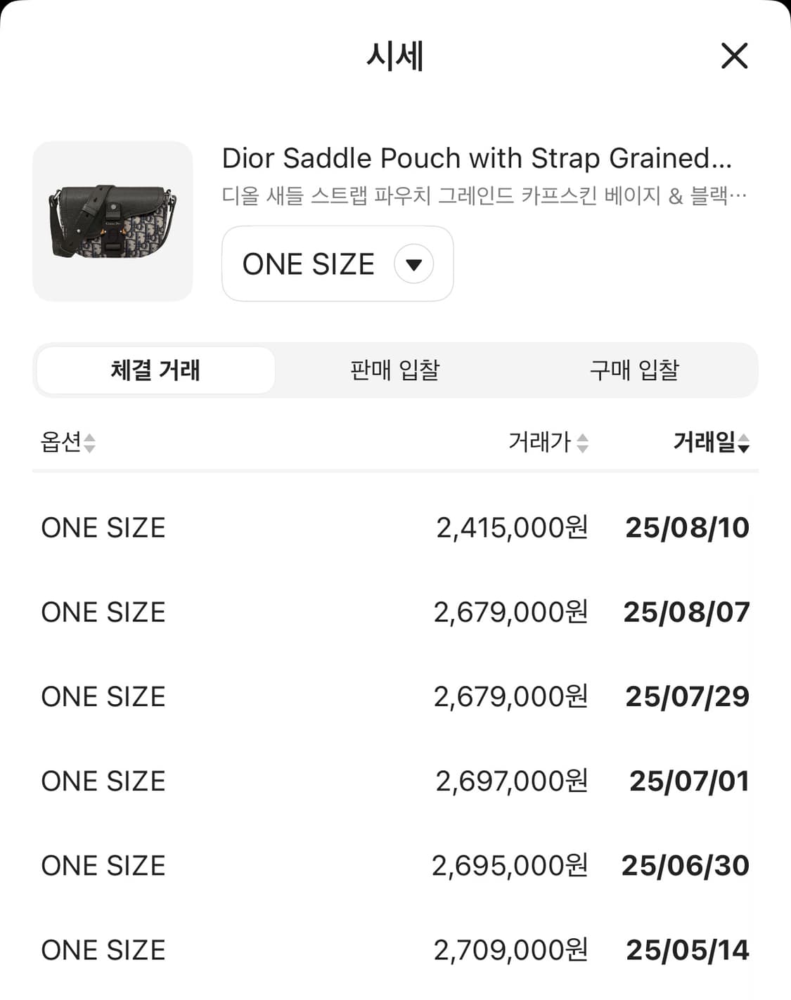 디올 새들 스트랩 미니 메신저백 상품이미지10