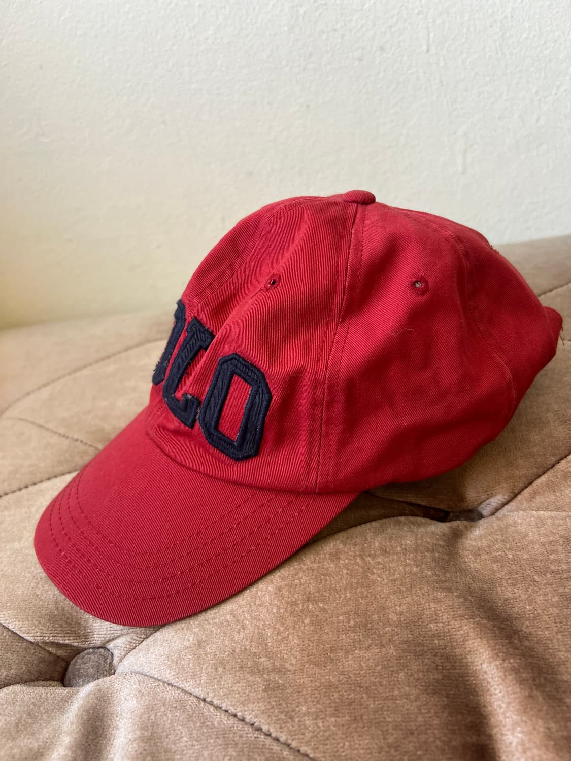 폴로랄프로렌 레드 로고캡모자 볼캡 상품이미지2