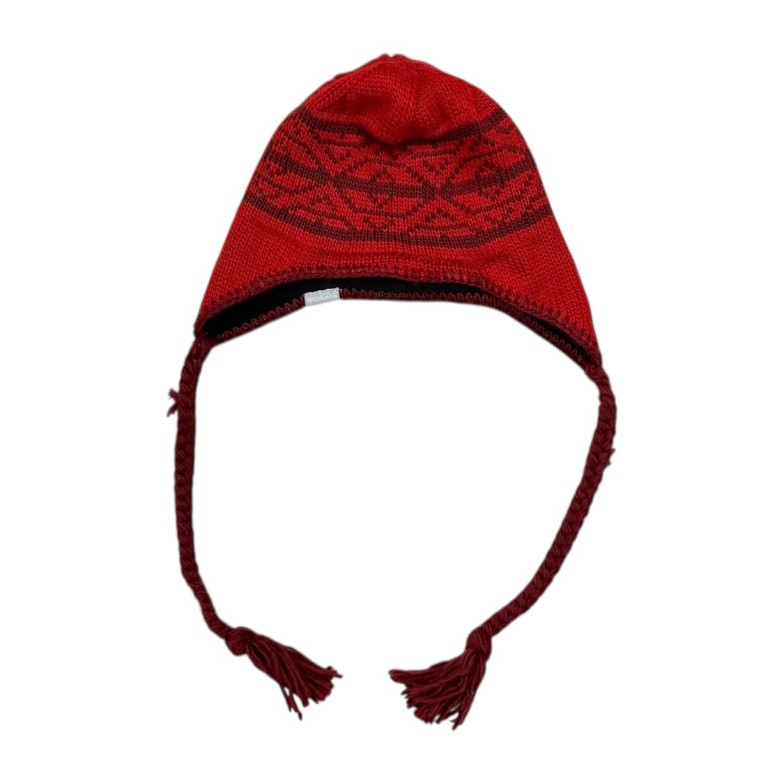 컬럼비아 빈티지 니트 이어플랩 비니 모자 레드 상품이미지2