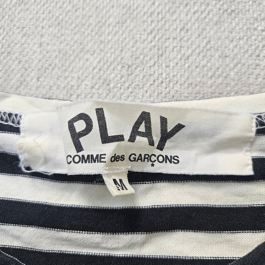 M 꼼데가르송 스트라이프 롱 슬리브 0401Y 상품이미지3