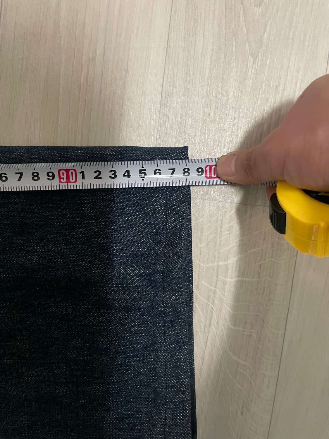 포터리 원워시드 와이드 데님 인디고 3사이즈 상품이미지3