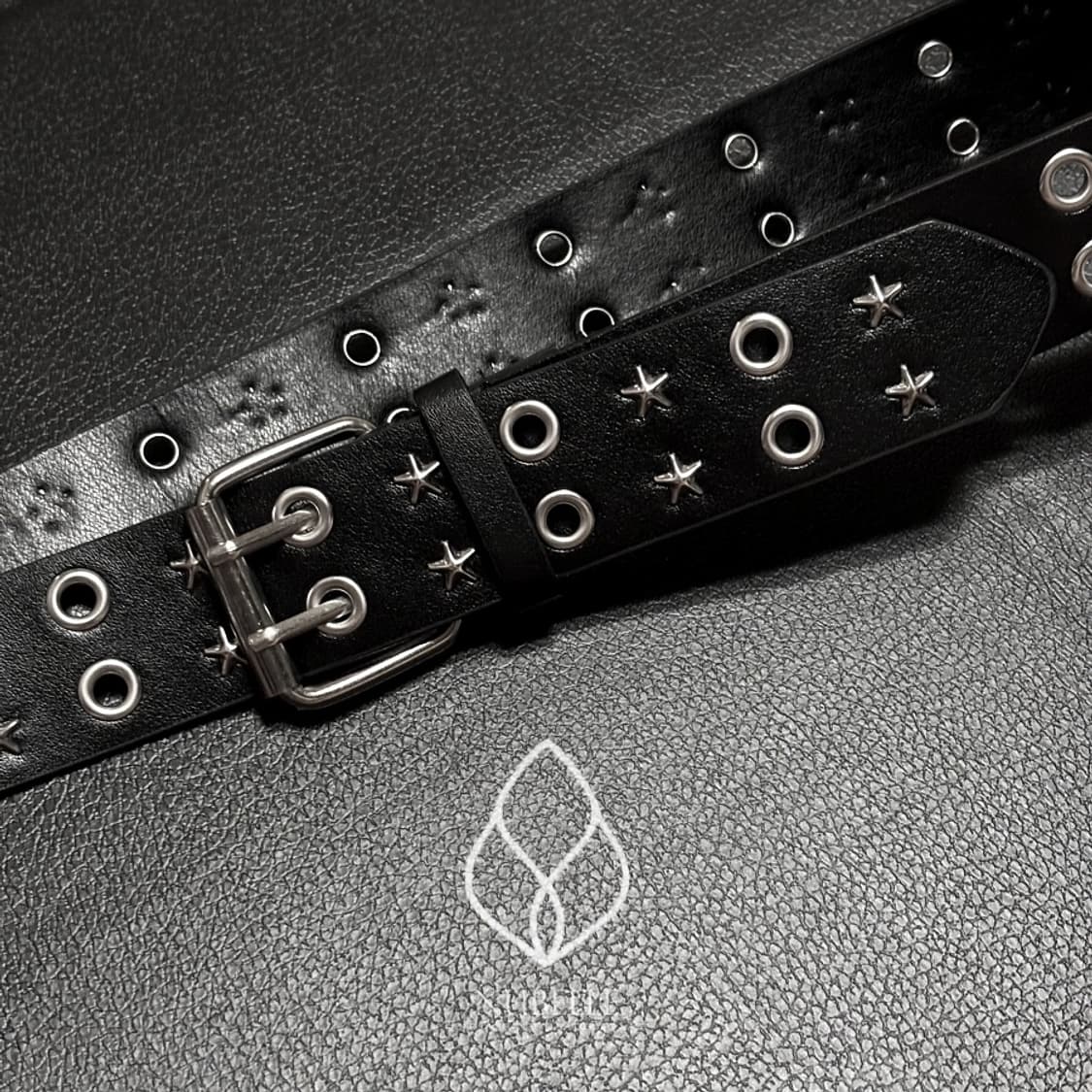 🌗 Star eyelet belt / 별 스터드 아일렛 웨스턴 벨트 상품이미지5