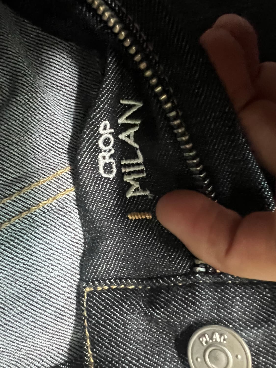 플랙 밀란 크롭진 청바지 34 상품이미지3