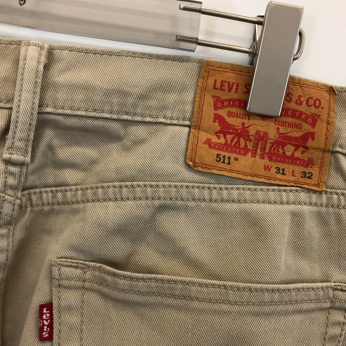 리바이스 511 베이지데님진 30 인치 상품이미지4