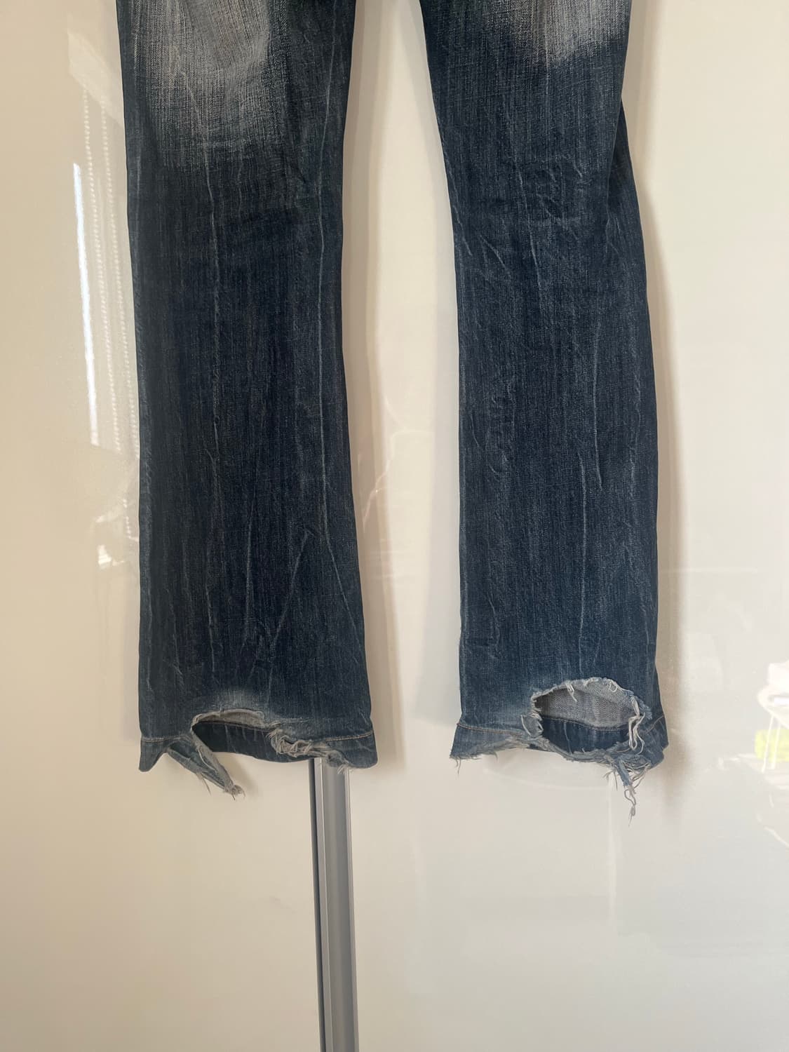 빈티지 펑크 로우 웨이스트 데님 팬츠 상품이미지6