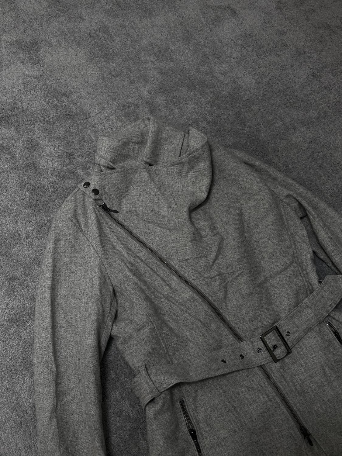 "Tornado Mart" high neck cross zip coat 상품이미지4