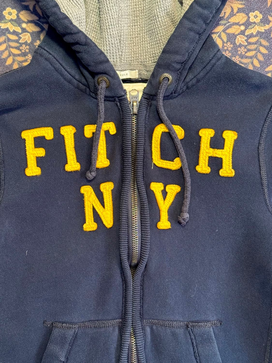 아베크롬비 아플리케 패치 후드집업 상품이미지2