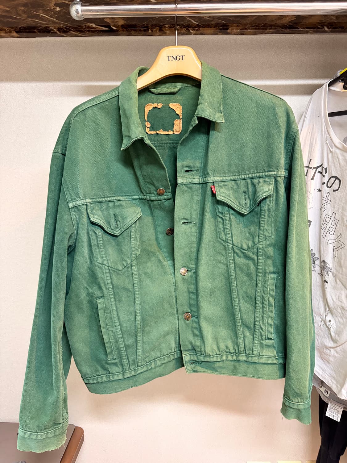 리바이스 빈티지 그린 페이딩 3세대 트러커 xl 상품이미지1