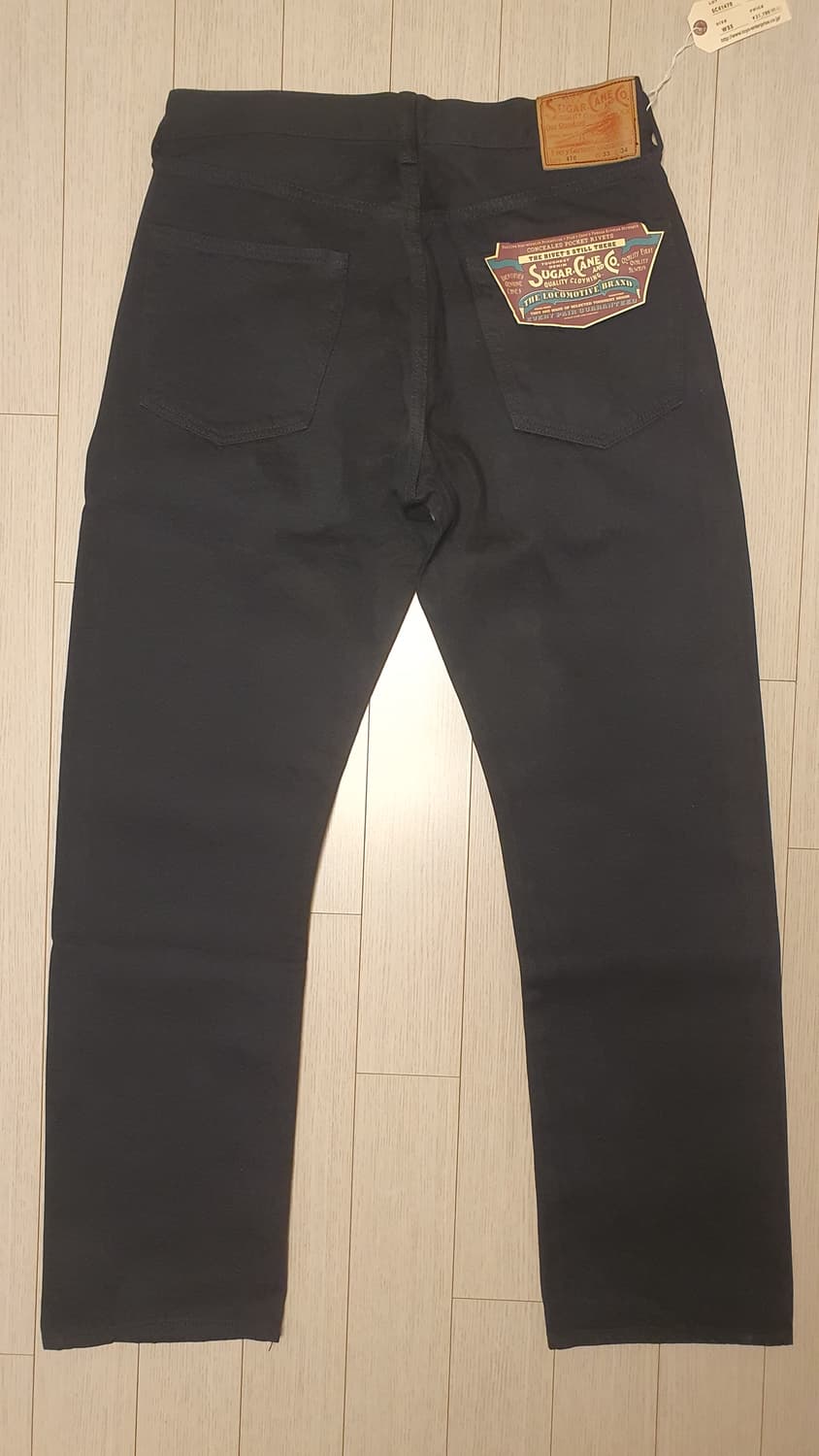 슈가케인 블랙 데님 타입 III 슬림핏 33×34 상품이미지2