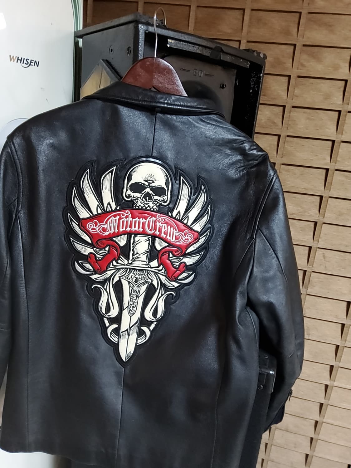 크로커다일+할리데이비슨 양가죽 바이커자켓 100 상품이미지5