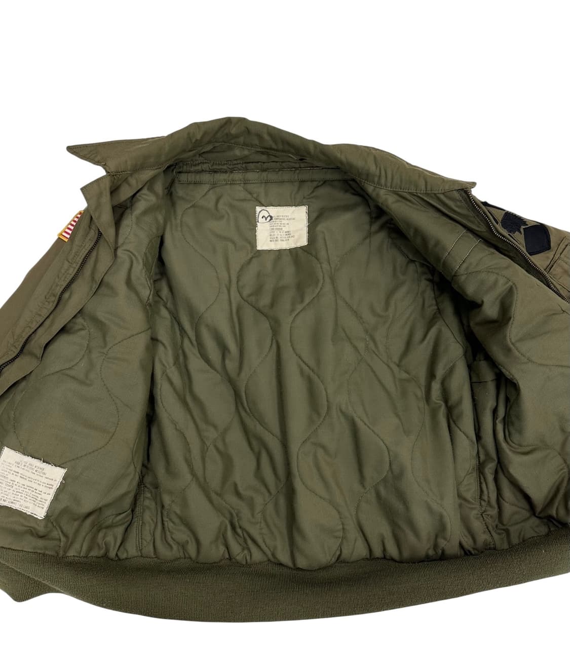 80s us army OG 미군 오리지날 탱커 자켓 (L~XL) 상품이미지9