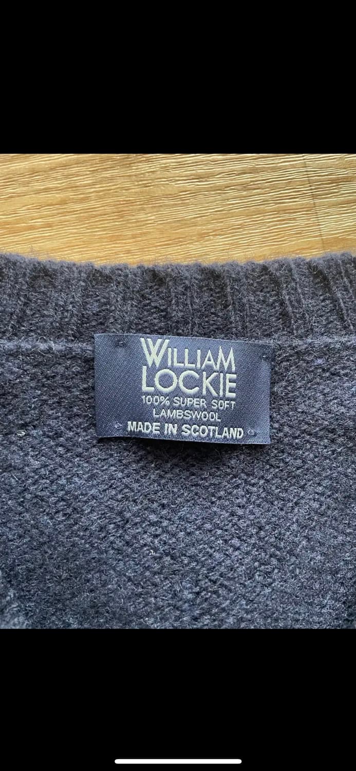 윌리엄로키 브이넥 니트 William Lockie 상품이미지3