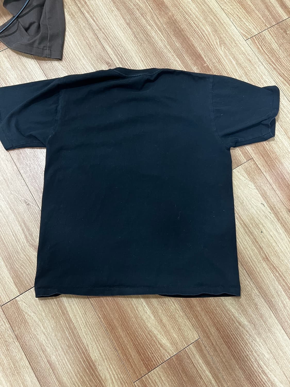 베이프 ABC 카모 컬리지 티셔츠 블랙 블루 (L) 판매 상품이미지3