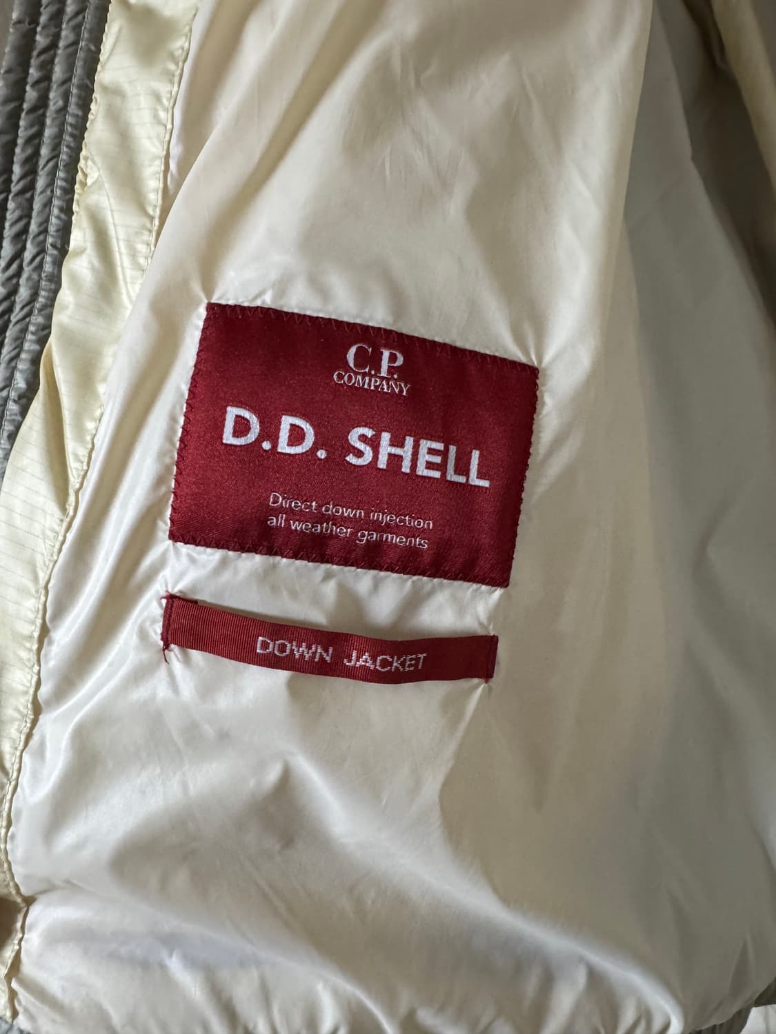 C.P. 컴퍼니 D.D. 쉘 후드 다운 자켓 피스타치오 쉘 베이지 L 상품이미지8
