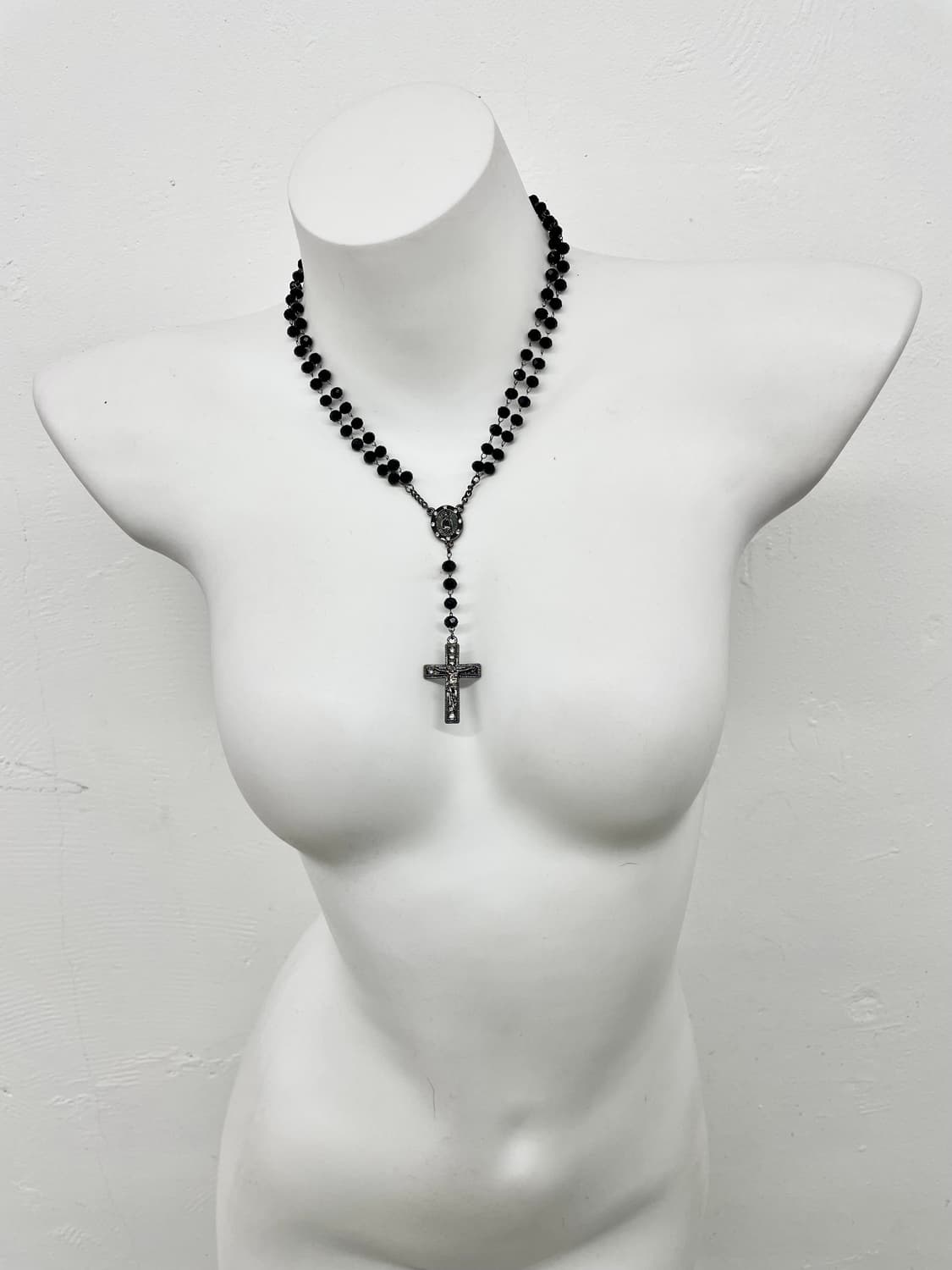 블랙 고딕 로자리오 네크리스 상품이미지5