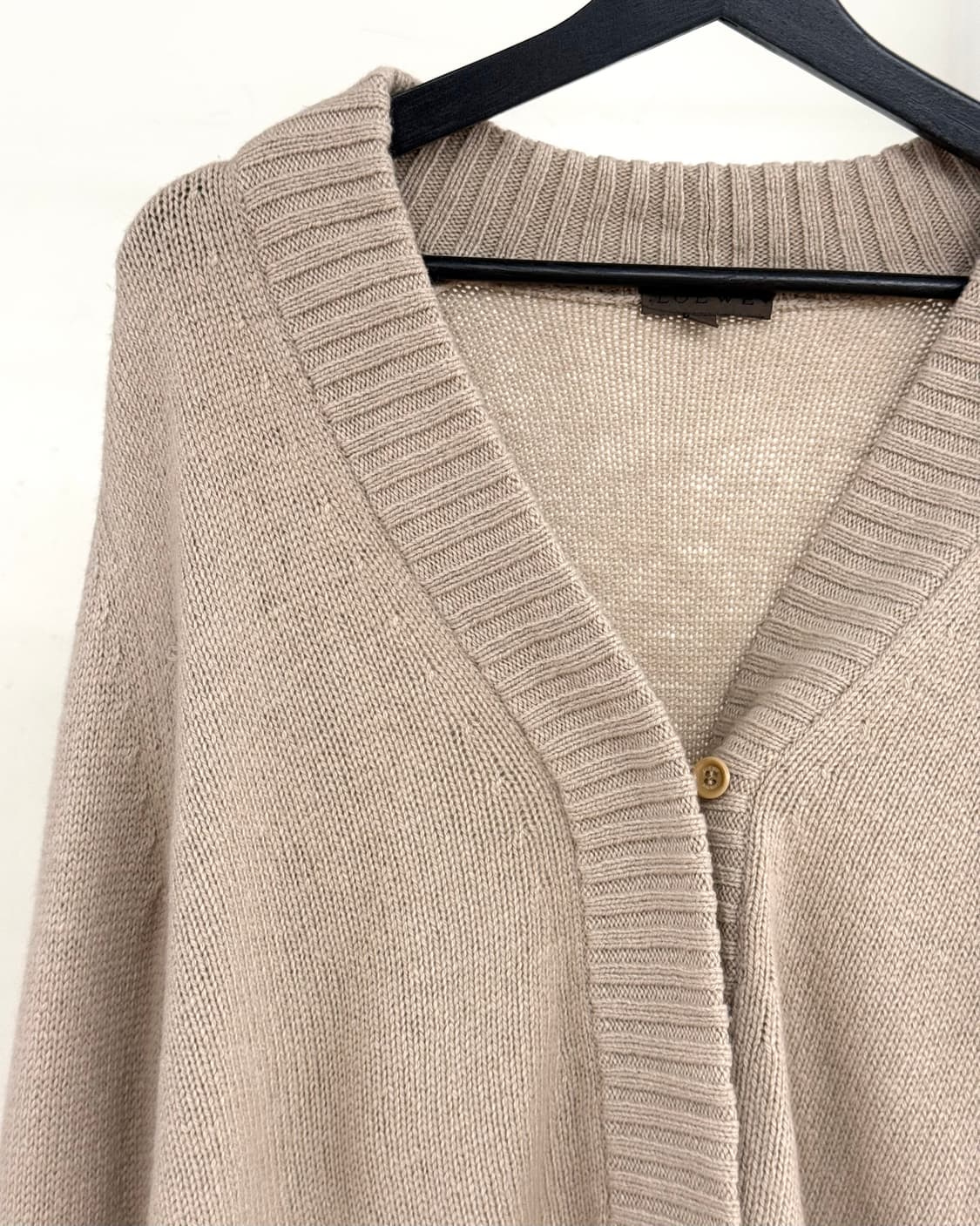 로에베 베이지 타이 백 캐시미어 가디건 상품이미지3