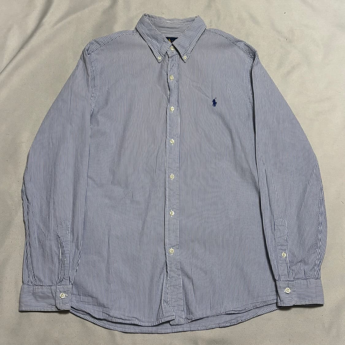 XL 폴로랄프로렌 클래식핏 스트라이프 시어서커 셔츠 상품이미지2