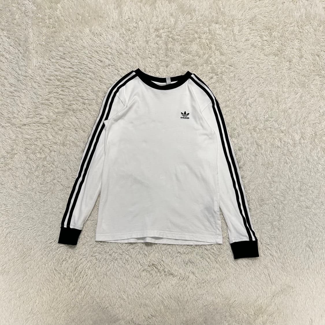 Adidas white ringer long-sleeve 상품이미지4