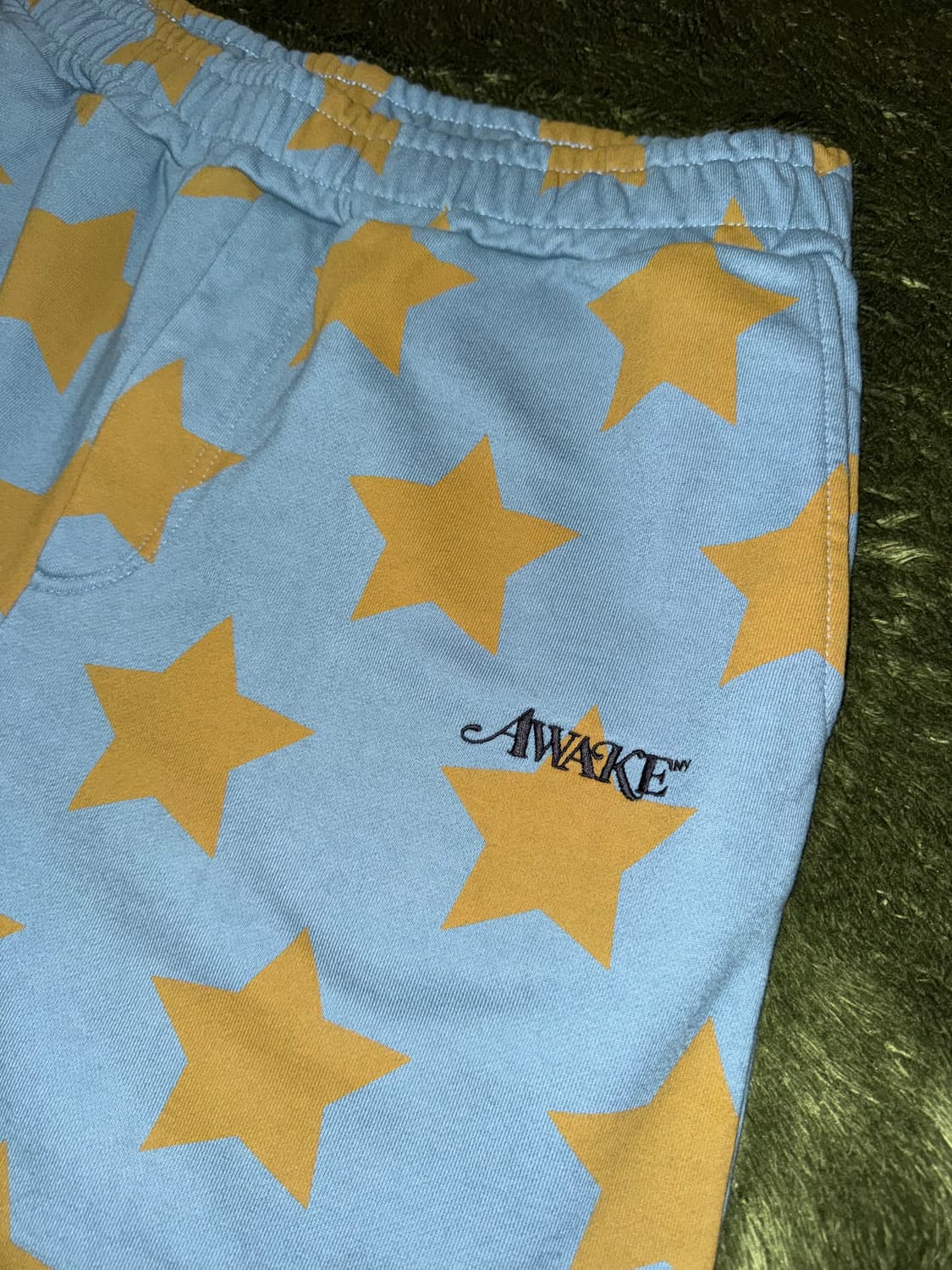 [XXL] AWAKE NY 어웨이크 뉴욕 스타 프린트 스웨트 쇼츠 반바지 상품이미지2
