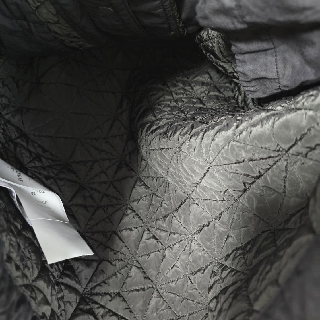 스톤아일랜드 쉐도우프로젝트 경량패딩 오버셔츠 자켓 m사이즈 95 블랙 상품이미지4