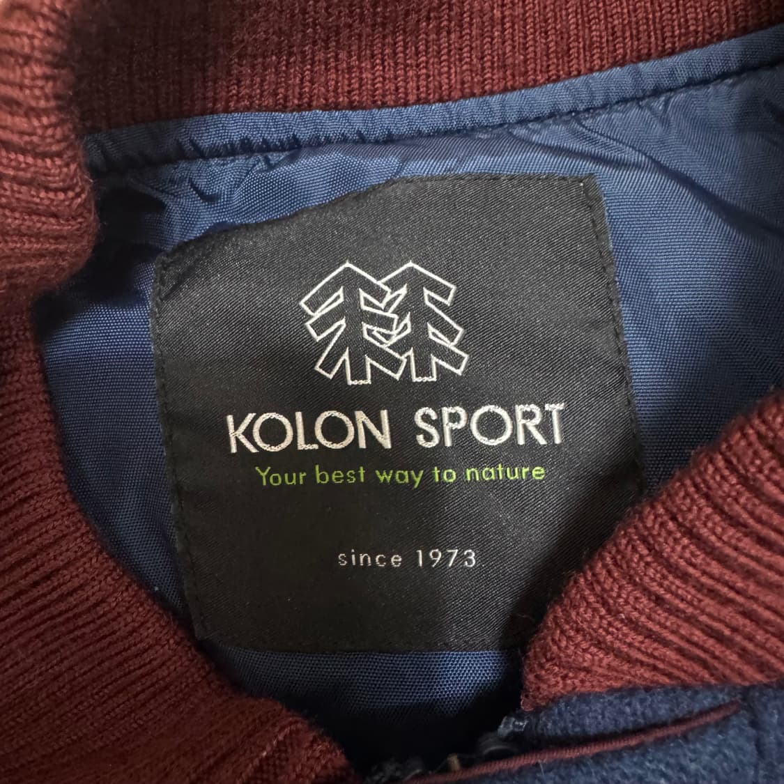 코오롱스포츠 구스다운 니트 패딩 상품이미지5