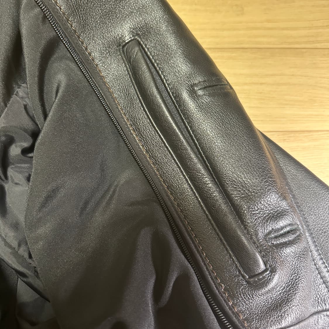 윌슨 리얼 레더 카코트 BLACK L 상품이미지6