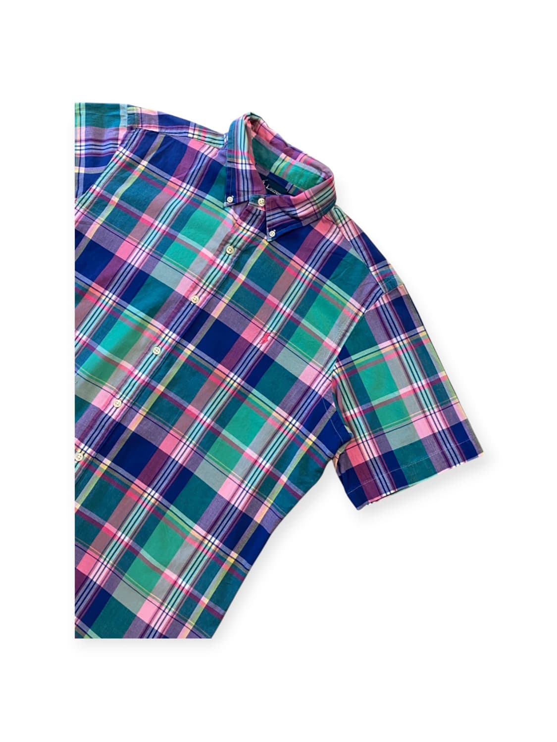 폴로랄프로렌 체크 반팔 셔츠 (Man XL) AA0483 상품이미지3