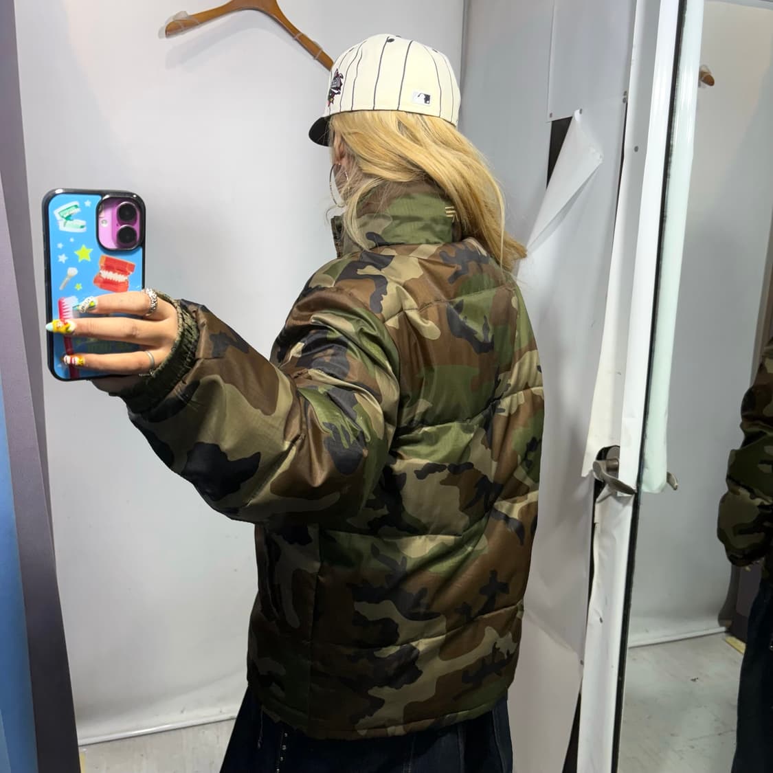 알파인더스트리 카모 패딩 상품이미지6