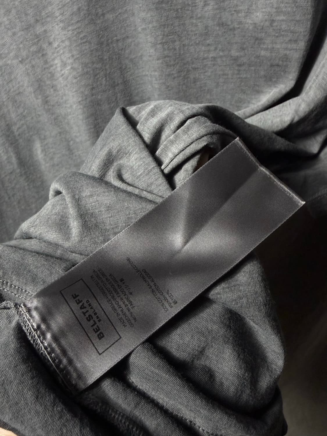 Belstaff Cotton U Neck Washed T-Shirt 상품이미지6