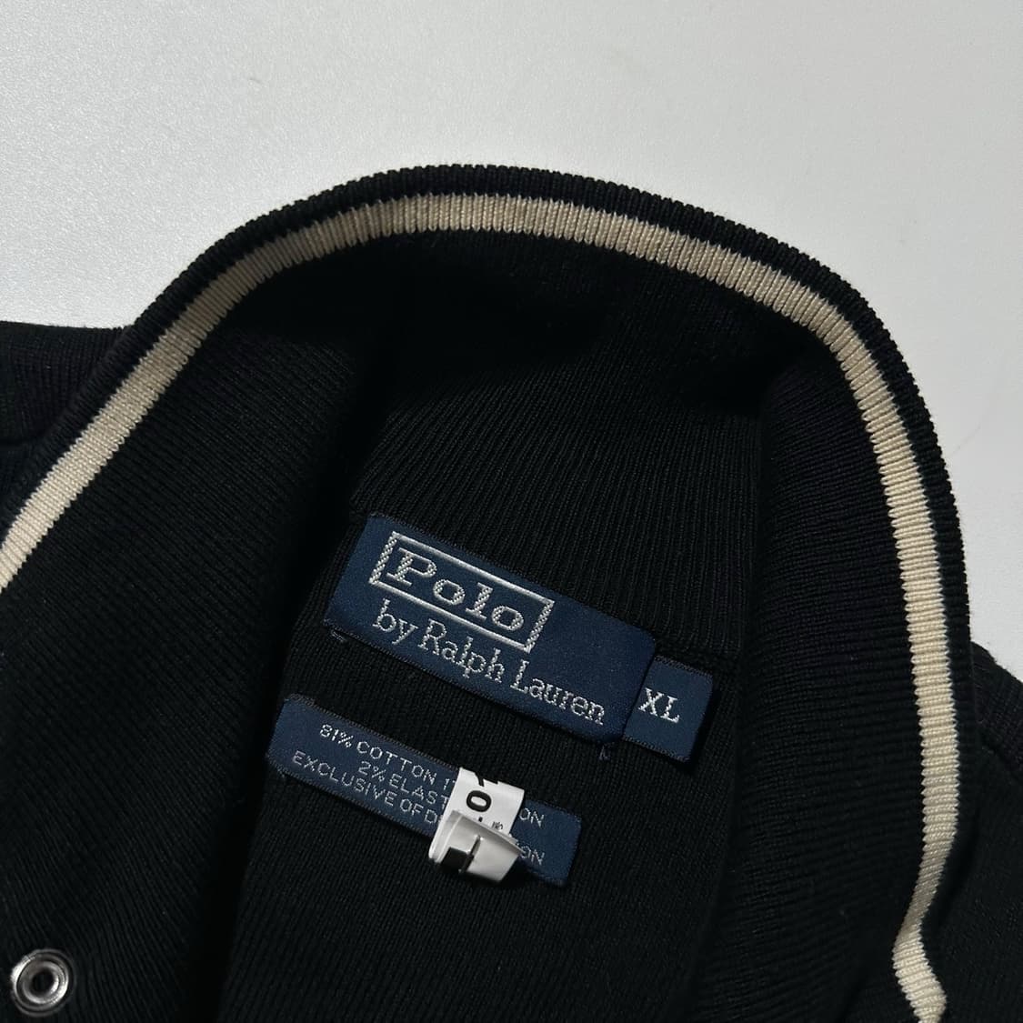 폴로 랄프로렌 투웨이 니트 집업 자켓 블랙 상품이미지5
