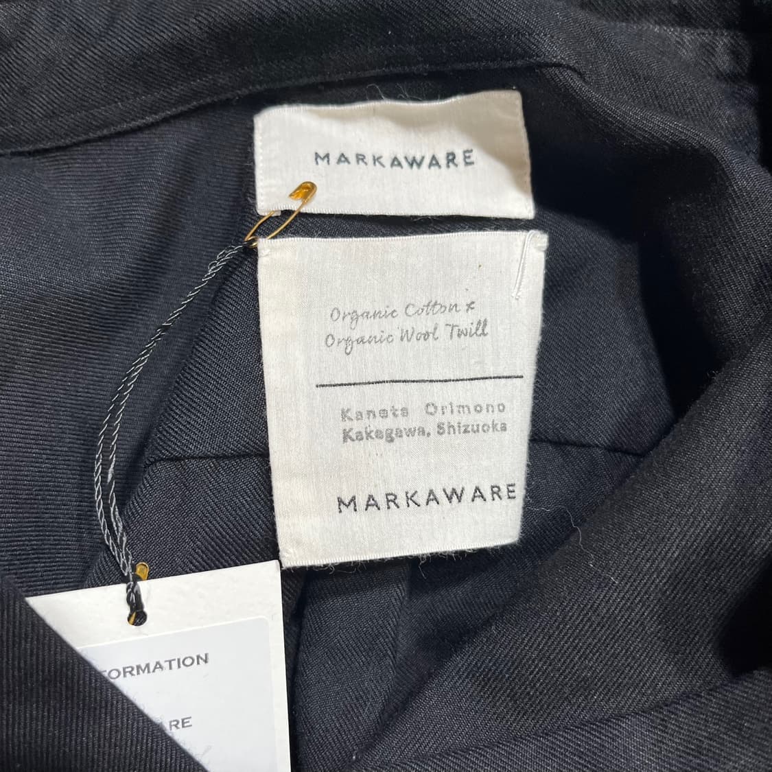 Markawear 울혼방 셔츠자켓 블랙(2) 상품이미지6